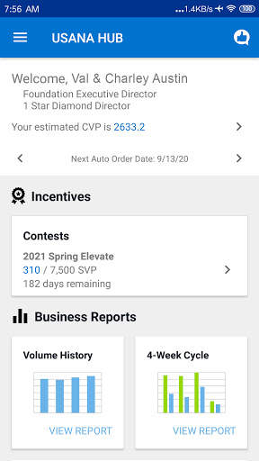 USANA Mobile HUB screenshot 1