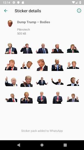 Dump Trump for WhatsApp screenshot 3