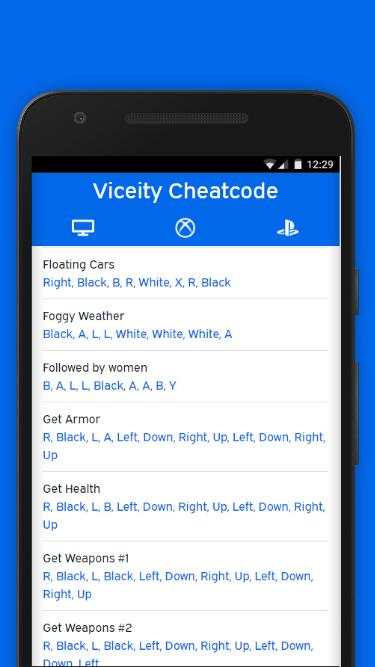 Vice City Cheatcode screenshot 3