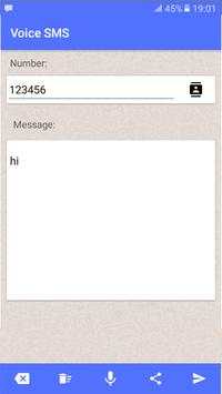 Offline Speech to message converter скриншот 1