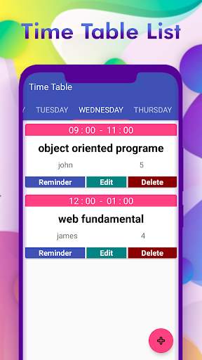 My TimeTable screenshot 3