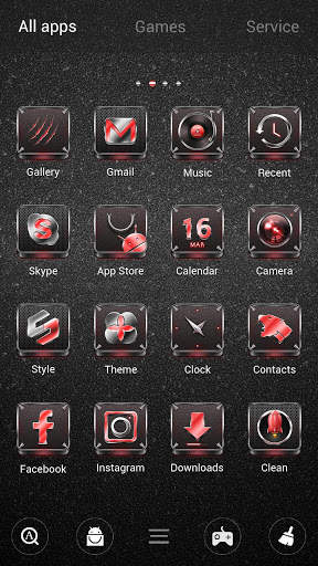 Panther Go Launcher Theme screenshot 3