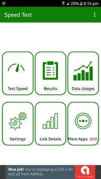 Internet Speed Test - Wifi & 4g Speed Check meter screenshot 1