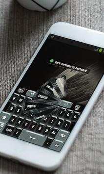 الوئام الظلام GO Keyboard screenshot 3