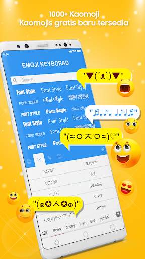 Papan Ketik Emoji - Emoji, GIF screenshot 3
