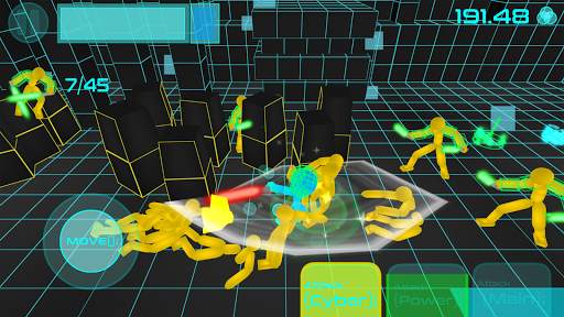 Stickman Neon Warriors: Sword Fighting screenshot 2