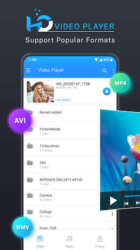 HD Video Player All Format – Sax Video Player 1 تصوير الشاشة