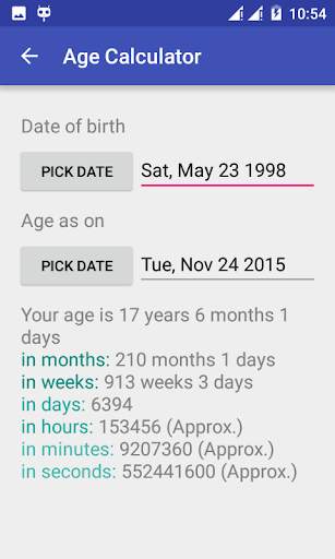 Age Calculator - Date and Calendar Calculator App screenshot 1
