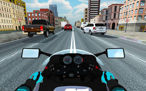 Highway Traffic Rider - 3D Rennradrennen screenshot 8
