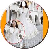Women White Frock Selfie 1.4