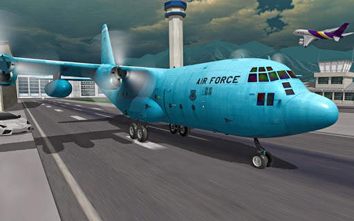 Airplane Free Fly Simulator screenshot 2
