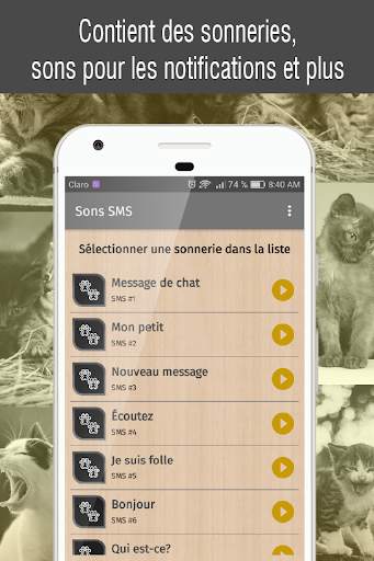 Sonneries de chats gratuites, sons chat qui miaule screenshot 4