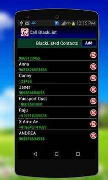 Calls Blacklist - Block Calls 4 تصوير الشاشة