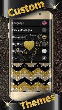 Gold Glitter Keyboard screenshot 3