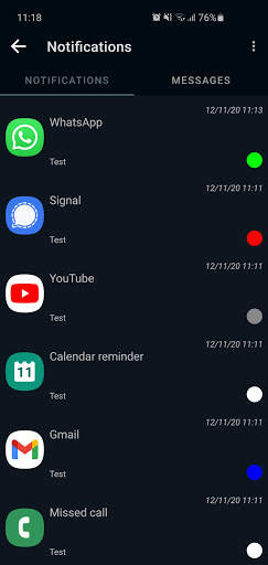 LED Blinker Notifications Lite AoD-Manage lights screenshot 5