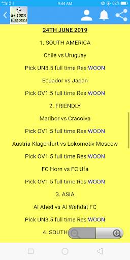 8+ 100% SURE ODDS screenshot 5