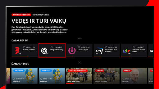 Go3 Lietuva (Android TV) screenshot 5