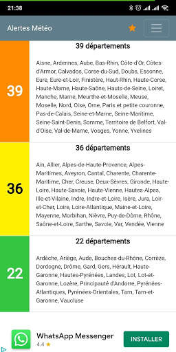 Alertes Météo screenshot 2