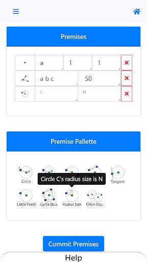 AMIGeO: Euclidean Geometry Problem Solver screenshot 3