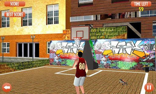 Flick Basketball shooting arcade game - Dunk game screenshot 3