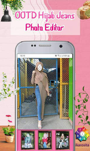 OOTD Hijab jeans Photo Editor screenshot 7