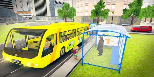 Real Coach Bus Simulator Games - Metro Shuttle Sim screenshot 5