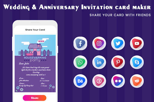 Digital Invitation Card Maker-Greeting Card Maker screenshot 8