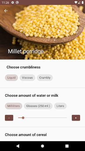 cereal proportions screenshot 2