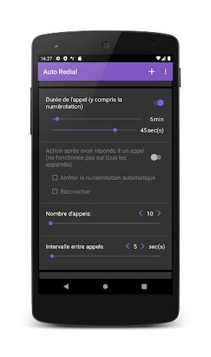 Auto Redial (Appel automatique) screenshot 2