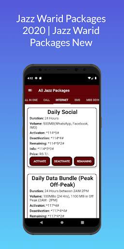 Jazz Warid Packages 2021 | Jazz Warid Packages New screenshot 6