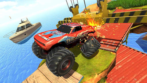 Crazy Monster Truck Stunts 3D: Stunt Racing Games screenshot 3