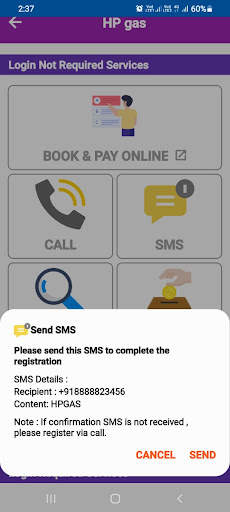 HP Gas Booking App IND BHARAT 6 تصوير الشاشة