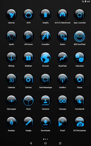 Blue Glass Orb Icon Pack screenshot 18