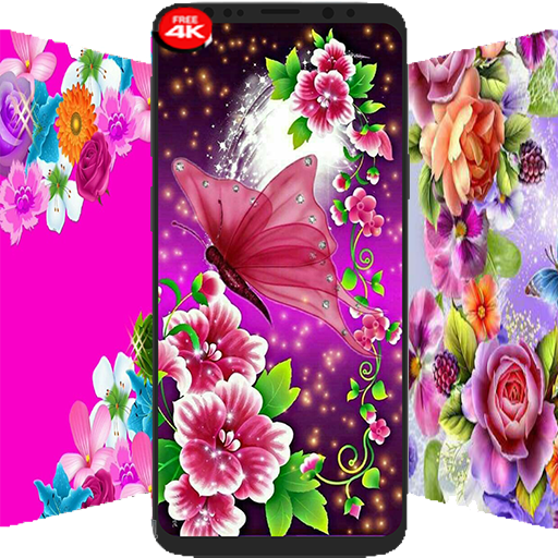 HD 3D Flower Wallpapers 4K background icon