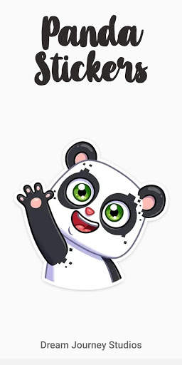🐼 New Cute & Funny Panda Stickers for WhatsApp screenshot 1