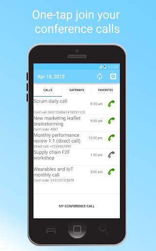 Conference Call Dialer screenshot 1