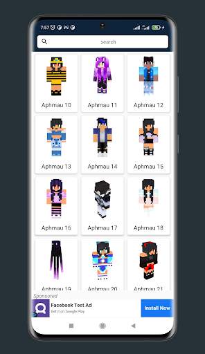 Skins Youtuber Gamers screenshot 1