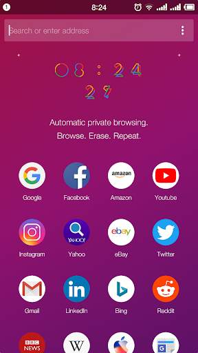 Private Browser - Web Browser screenshot 1