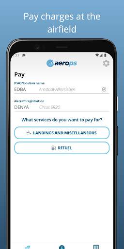 aerops payment app screenshot 1