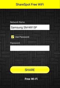 Share Spot Free WiFi screenshot 1