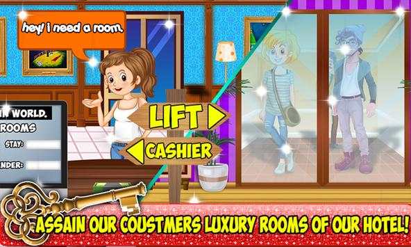 Hotel Manager : Room cleaning & Food Cooking game screenshot 8