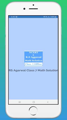 RS Aggarwal Class 7 Math Solution OFFLINE screenshot 1