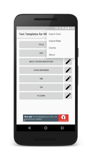 Text Templates for WhatsApp screenshot 2