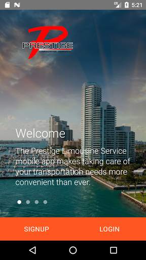 Prestige-Limousine-Service.com screenshot 1