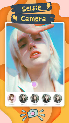 Selfie Sticker Beauty - Selfie Candy Camera screenshot 1