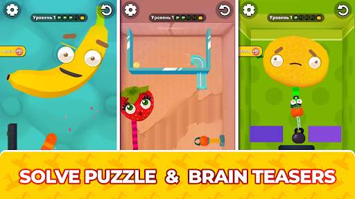 Worm out: Brain teaser games screenshot 1