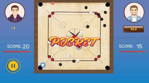 Jogo de tabuleiro Real Carrom clássico screenshot 8