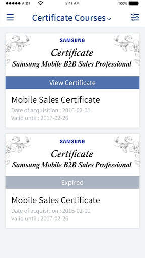 Samsung MBA (Samsung Mobile B2B Academy) screenshot 2