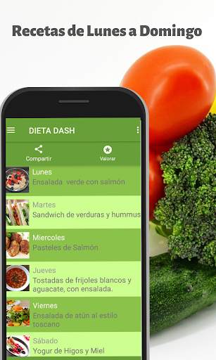 Dieta DASH para la presión arterial alta. screenshot 3