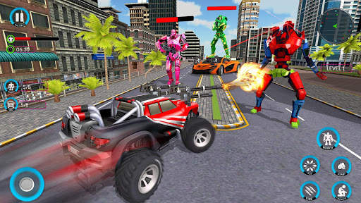 Robot Hero Van Transform: Action Transformer Games screenshot 8